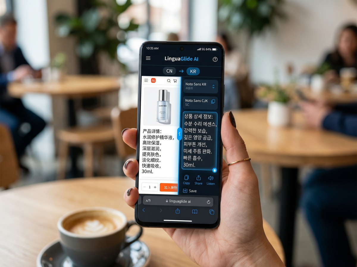 (AI Tools)중국어 상세페이지 AI 번역 이미지