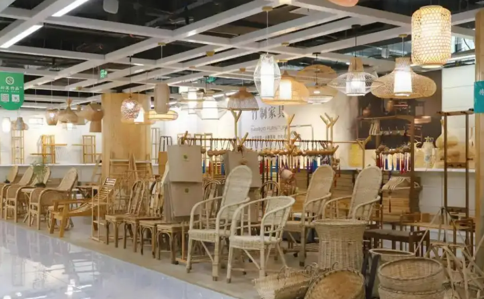안지 대나무 가구 소싱 - 대나무 제품 판매 매장 이미지
