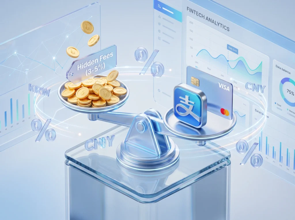 (Alipay Payment)알리페이 결제 비교 이미지